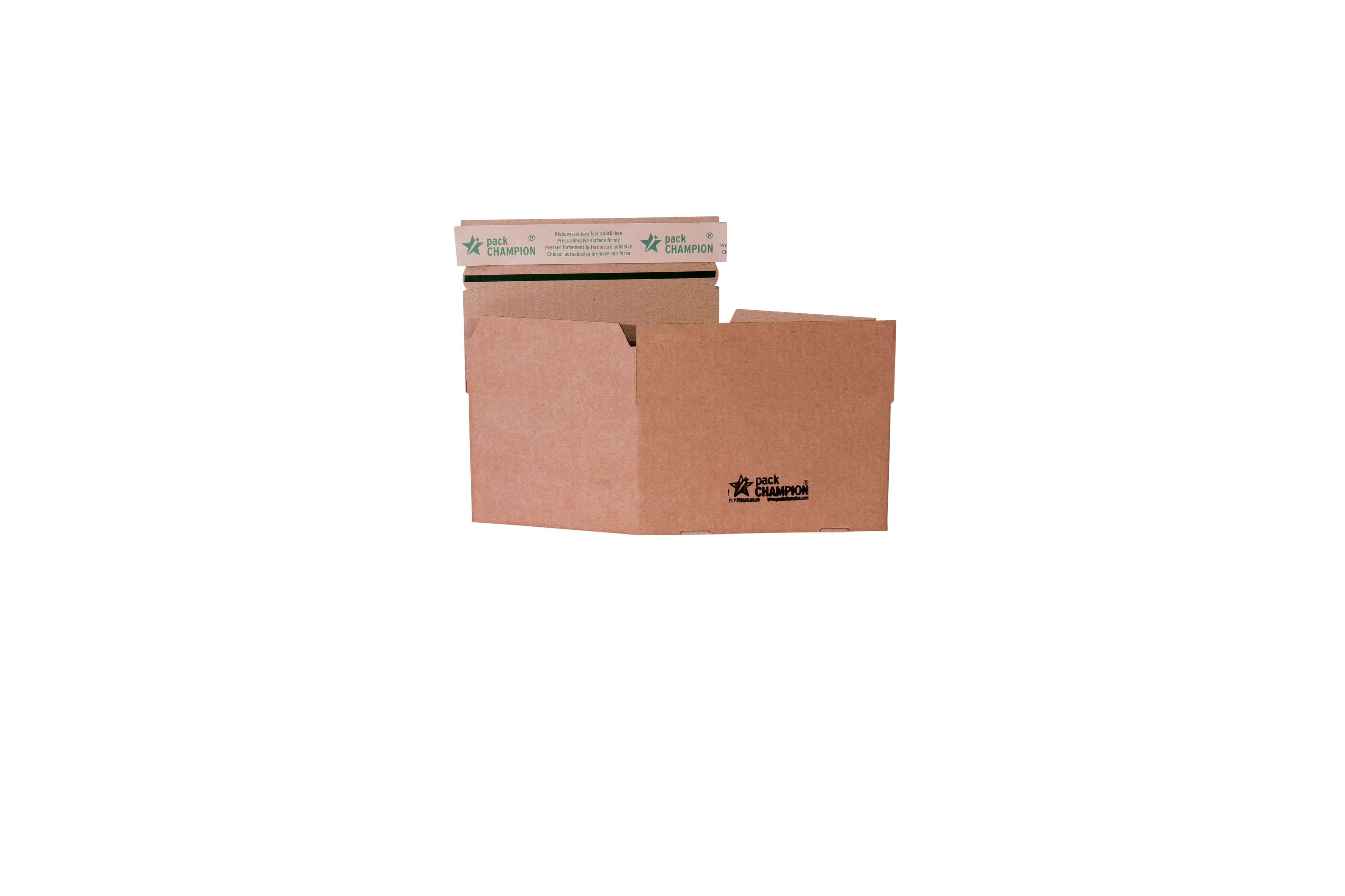 Verzenddoos 213×153×109 mm bruin — afbeelding 2