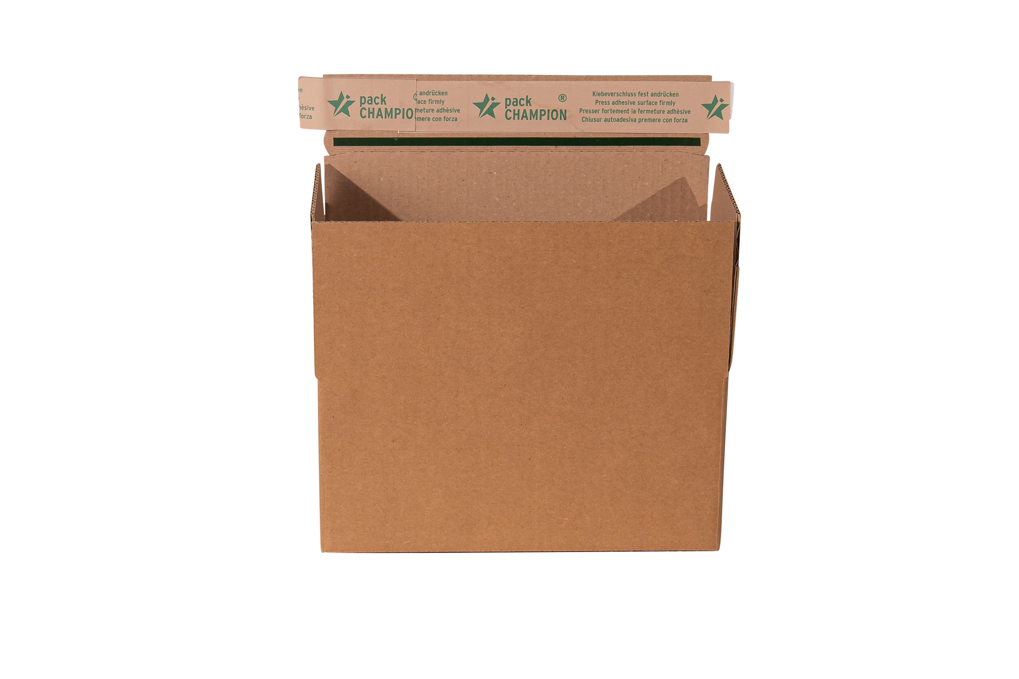 Verzenddoos 213×153×109 mm bruin — afbeelding 3