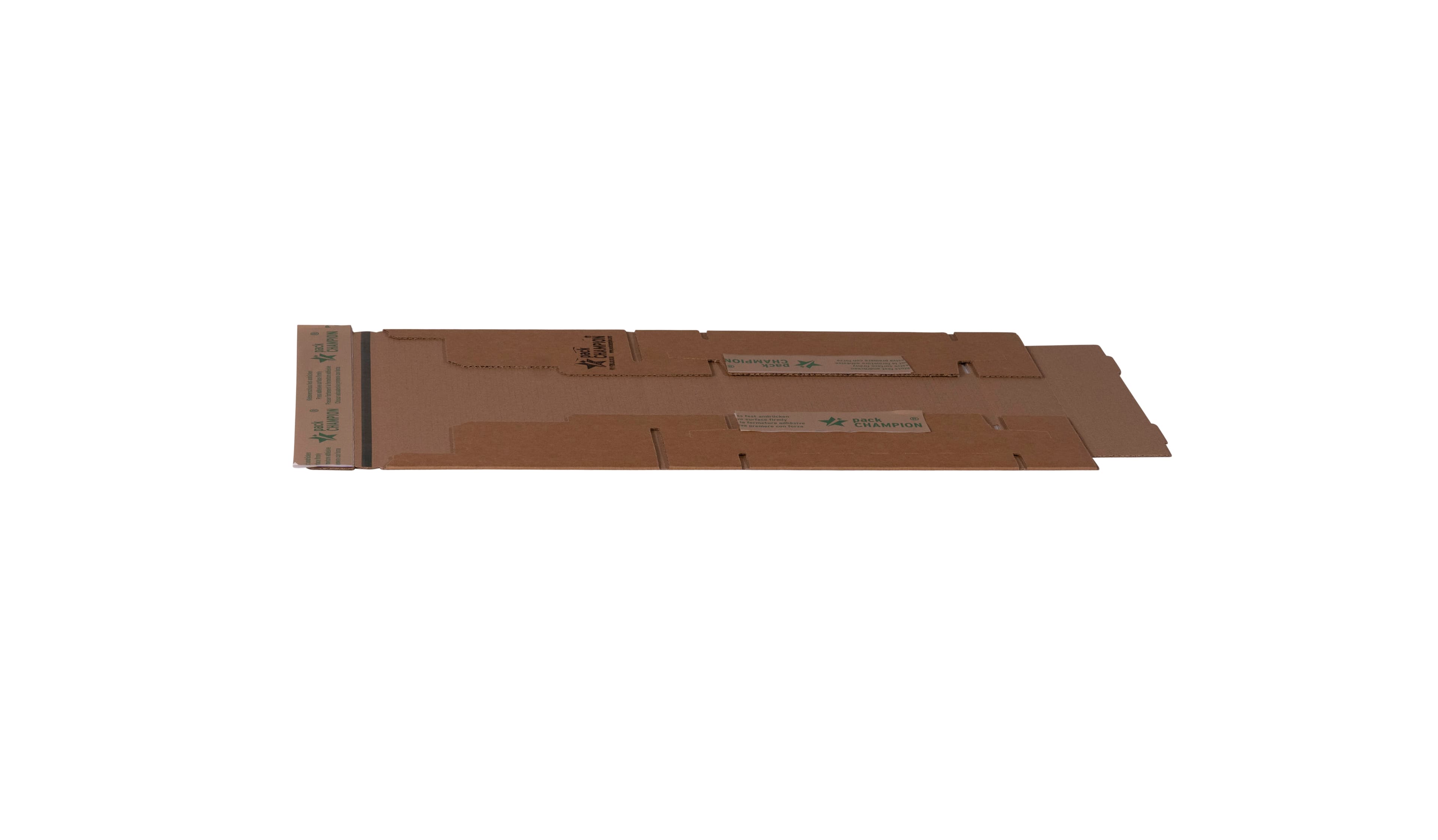 Postdoos 215×155×43 mm bruin, zelfsluitend