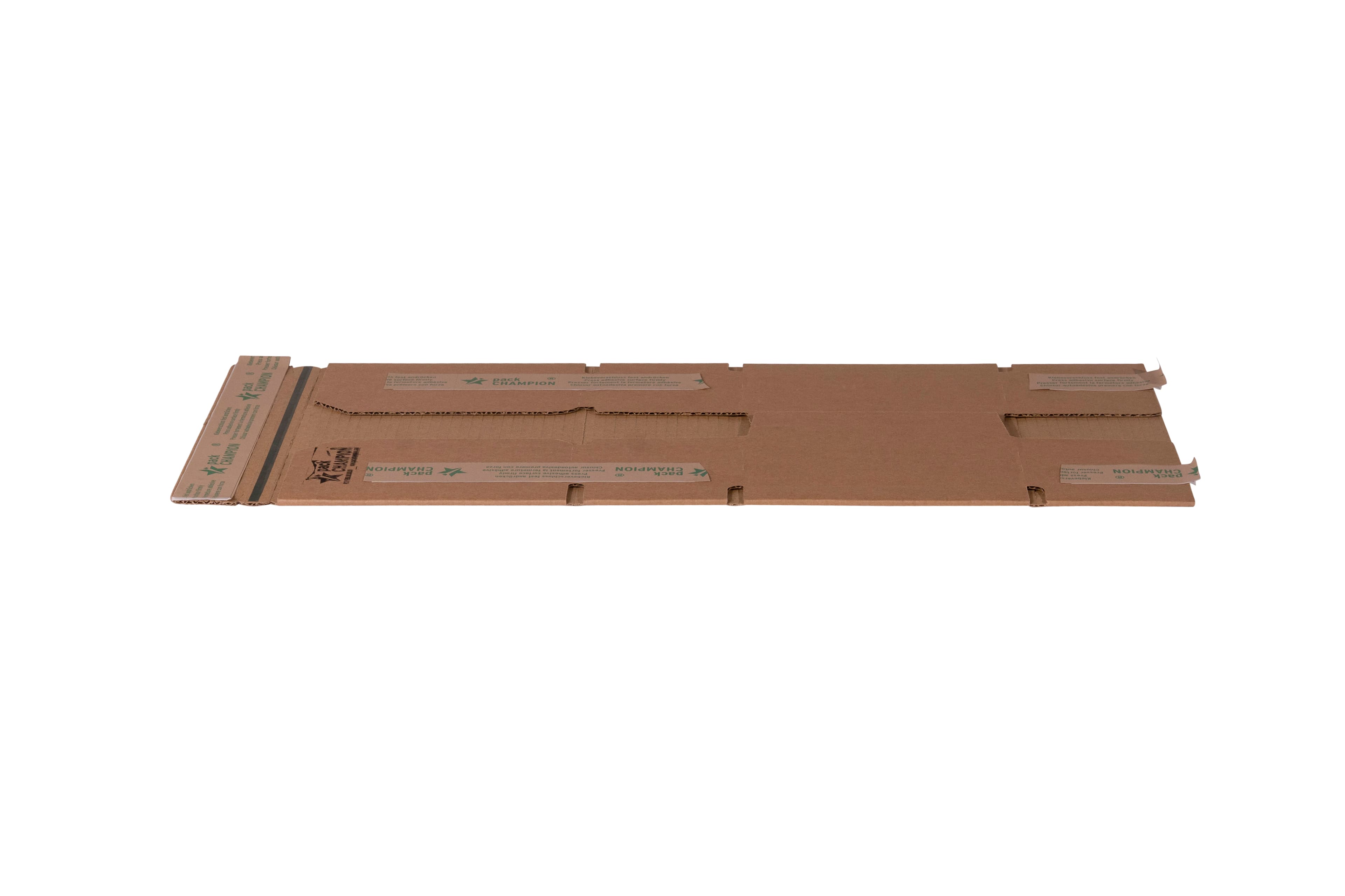 Postdoos 230×166×90 mm bruin, zelfsluitend