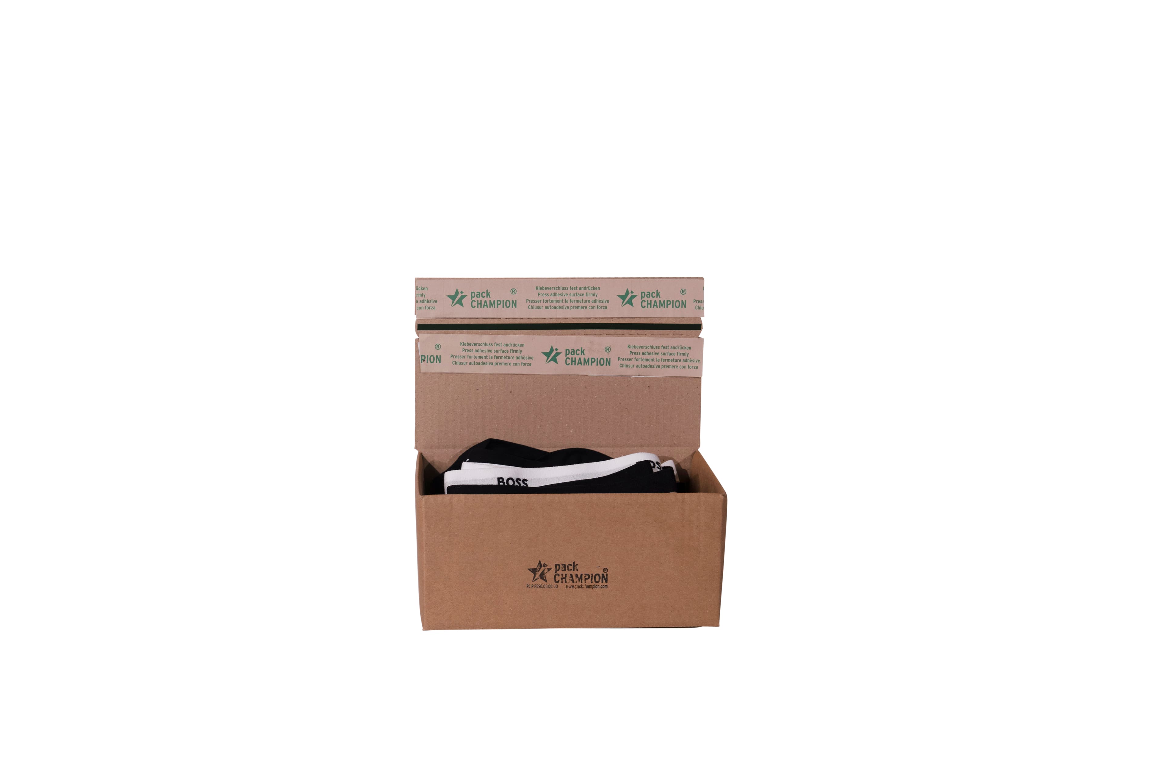 Verzenddoos 230×160×80 mm bruin — afbeelding 3