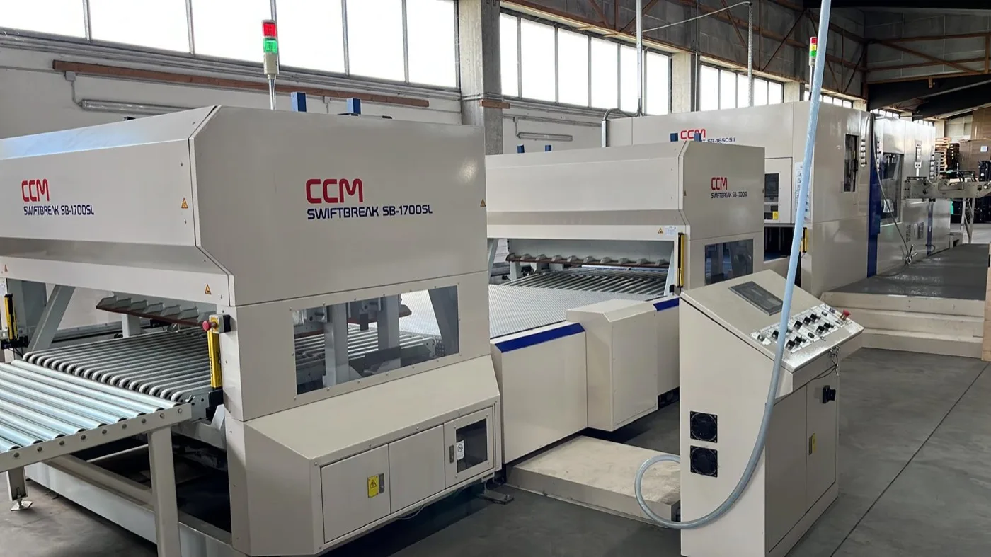 CCM Swiftbreak snijmachines voor verzenddozen